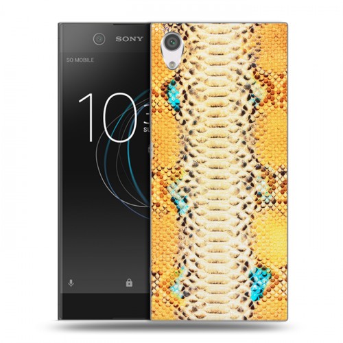 Дизайнерский силиконовый чехол для Sony Xperia XA1 Кожа змей