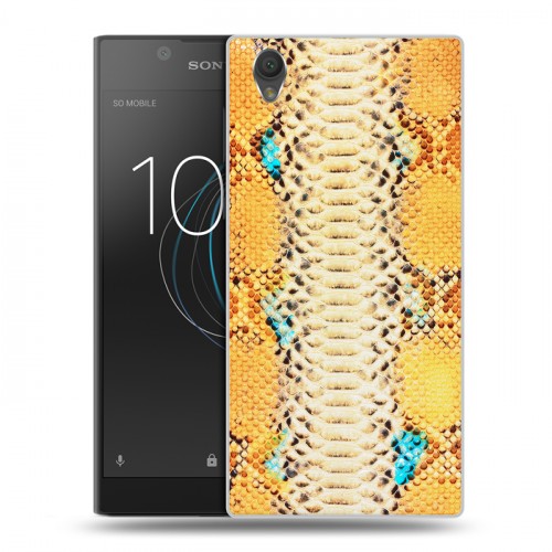 Дизайнерский пластиковый чехол для Sony Xperia L1 Кожа змей