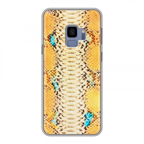 Дизайнерский пластиковый чехол для Samsung Galaxy S9 Кожа змей
