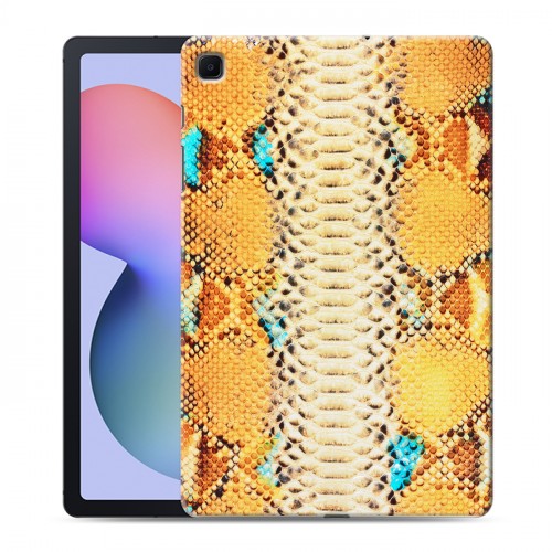 Дизайнерский силиконовый чехол для Samsung Galaxy Tab S6 Lite Кожа змей