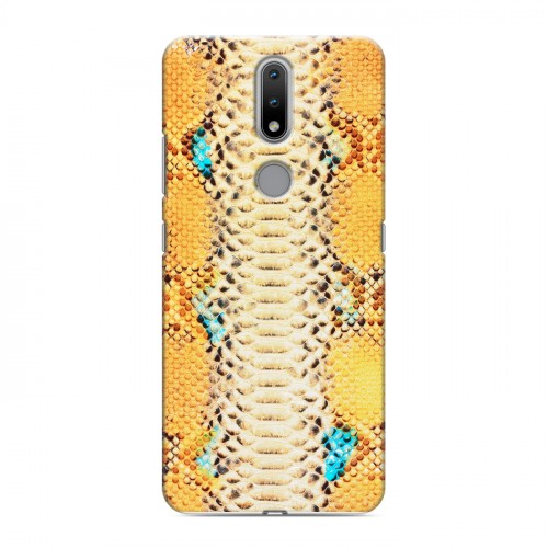 Дизайнерский силиконовый чехол для Nokia 2.4 Кожа змей