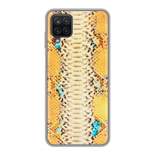Дизайнерский силиконовый чехол для Samsung Galaxy A12 Кожа змей