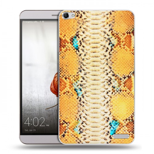 Дизайнерский пластиковый чехол для Huawei MediaPad X2 Кожа змей