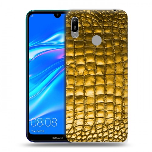 Дизайнерский пластиковый чехол для Huawei Y6 (2019) Кожа змей