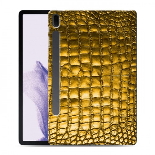 Дизайнерский силиконовый чехол для Samsung Galaxy Tab S7 FE Кожа змей