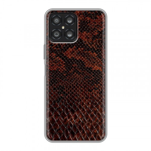 Дизайнерский силиконовый чехол для Huawei Honor X8 Змеиная кожа