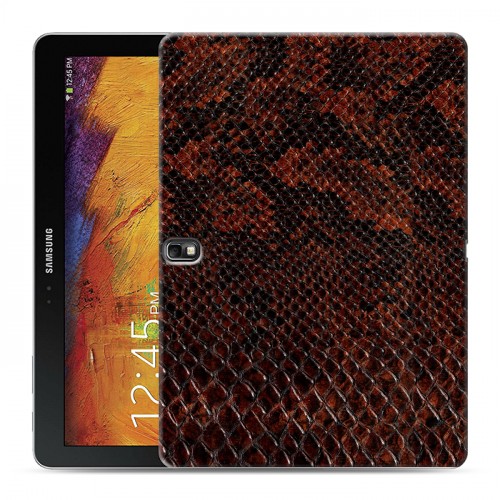 Дизайнерский силиконовый чехол для Samsung Galaxy Note 10.1 2014 editon Змеиная кожа