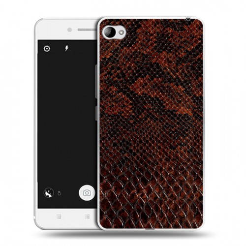 Дизайнерский пластиковый чехол для Lenovo S90 Змеиная кожа
