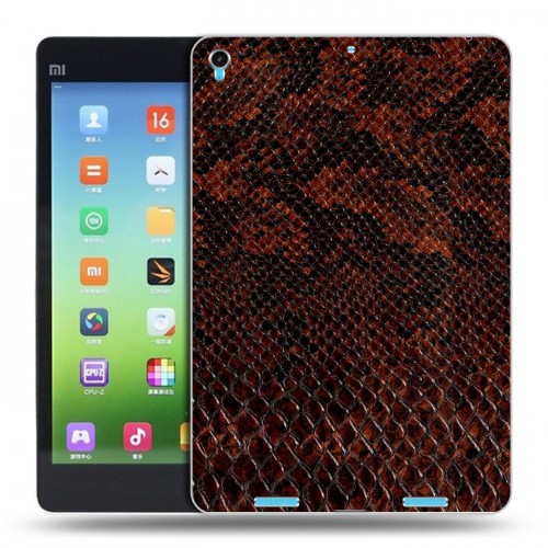 Дизайнерский силиконовый чехол для Xiaomi MiPad Змеиная кожа
