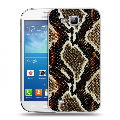 Дизайнерский пластиковый чехол для Samsung Galaxy Premier Кожа змей