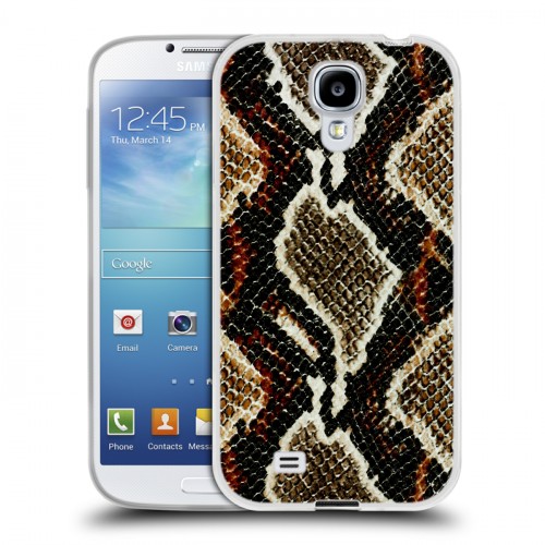 Дизайнерский пластиковый чехол для Samsung Galaxy S4 Кожа змей