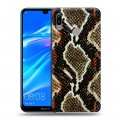 Дизайнерский пластиковый чехол для Huawei Y6 (2019) Кожа змей