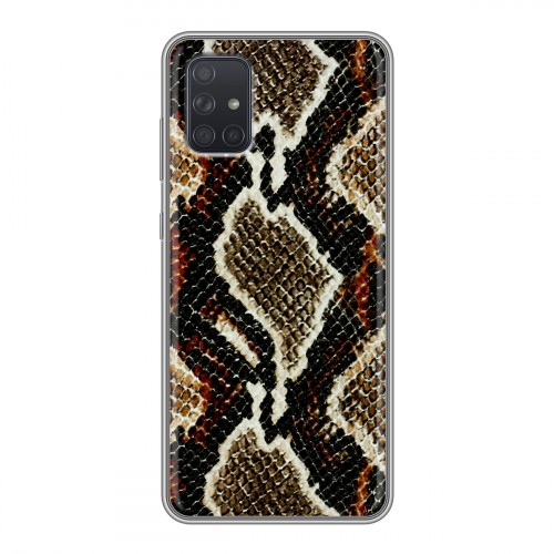 Дизайнерский силиконовый чехол для Samsung Galaxy A71 Кожа змей