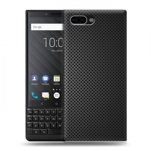 Дизайнерский пластиковый чехол для BlackBerry KEY2 Металл