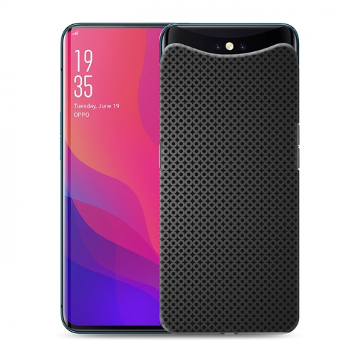 Дизайнерский силиконовый чехол для OPPO Find X Металл