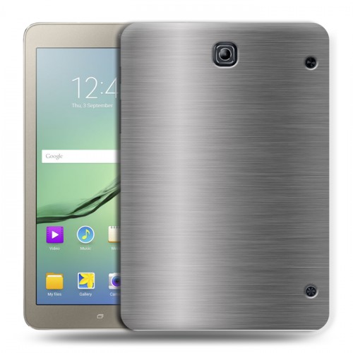 Дизайнерский силиконовый чехол для Samsung Galaxy Tab S2 8.0 Металл