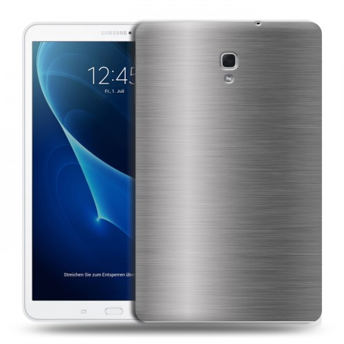 Дизайнерский силиконовый чехол для Samsung Galaxy Tab A 10.5 Металл