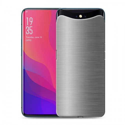 Дизайнерский силиконовый чехол для OPPO Find X Металл