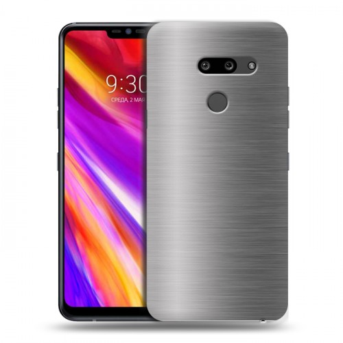 Дизайнерский пластиковый чехол для LG G8 ThinQ Металл