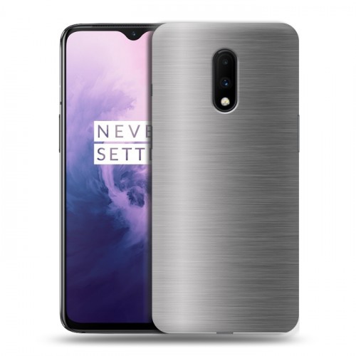 Дизайнерский пластиковый чехол для OnePlus 7 Металл