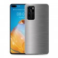 Дизайнерский пластиковый чехол для Huawei P40 Металл