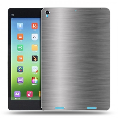 Дизайнерский силиконовый чехол для Xiaomi MiPad Металл