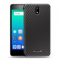 Дизайнерский силиконовый чехол для Micromax Q409 Металл соты