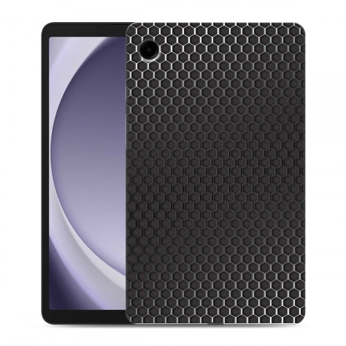 Дизайнерский силиконовый чехол для Samsung Galaxy Tab A9 Металл соты