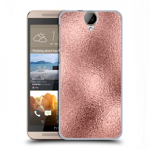 Дизайнерский пластиковый чехол для HTC One E9+ Металл