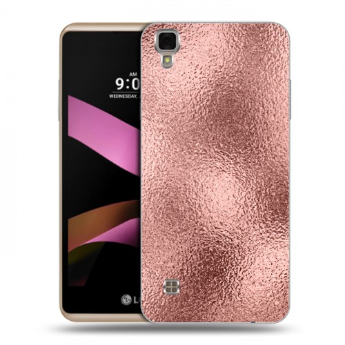 Дизайнерский пластиковый чехол для LG X Style Металл