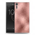 Дизайнерский пластиковый чехол для Sony Xperia XZs Металл