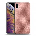 Дизайнерский силиконовый чехол для Iphone Xs Max Металл