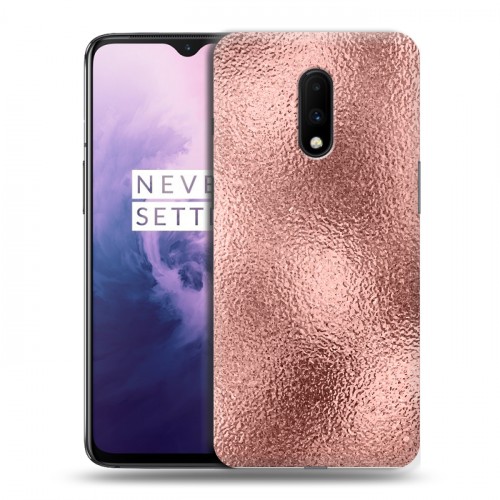 Дизайнерский пластиковый чехол для OnePlus 7 Металл