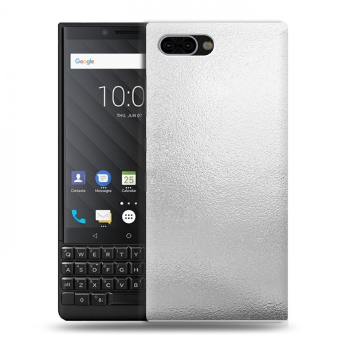 Дизайнерский пластиковый чехол для BlackBerry KEY2 Металл