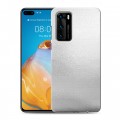 Дизайнерский силиконовый с усиленными углами чехол для Huawei P40 Металл