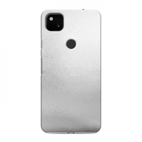 Дизайнерский пластиковый чехол для Google Pixel 4a Металл