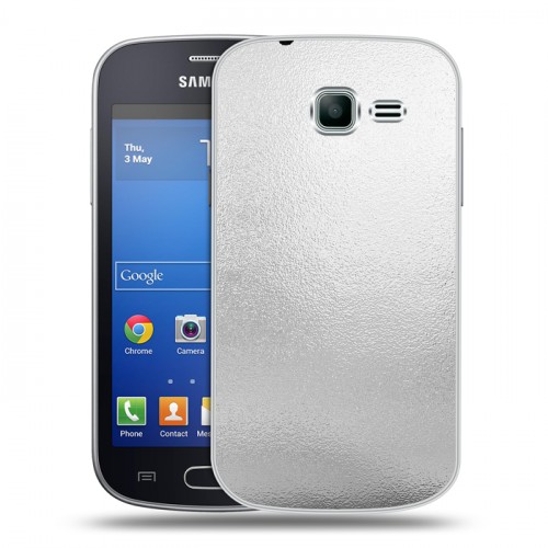 Дизайнерский пластиковый чехол для Samsung Galaxy Trend Lite Металл