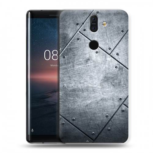 Дизайнерский силиконовый чехол для Nokia 8 Sirocco Металл