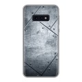 Дизайнерский силиконовый чехол для Samsung Galaxy S10e Металл