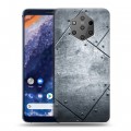 Дизайнерский пластиковый чехол для Nokia 9 PureView Металл