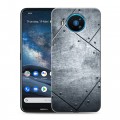 Дизайнерский силиконовый чехол для Nokia 8.3 Металл