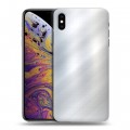 Дизайнерский силиконовый чехол для Iphone Xs Max Металл