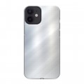 Дизайнерский силиконовый с усиленными углами чехол для Iphone 12 Mini Металл