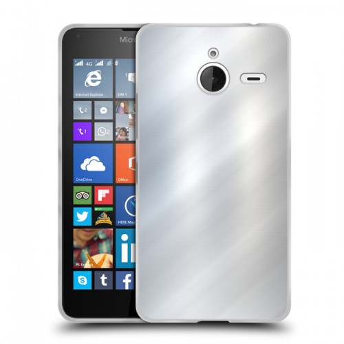 Дизайнерский пластиковый чехол для Microsoft Lumia 640 XL Металл
