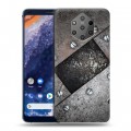 Дизайнерский пластиковый чехол для Nokia 9 PureView Металл