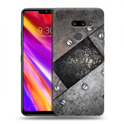 Дизайнерский пластиковый чехол для LG G8 ThinQ Металл