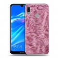 Дизайнерский пластиковый чехол для Huawei Y6 (2019) Текстуры мехов