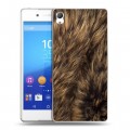 Дизайнерский пластиковый чехол для Sony Xperia Z3+ Текстуры мехов