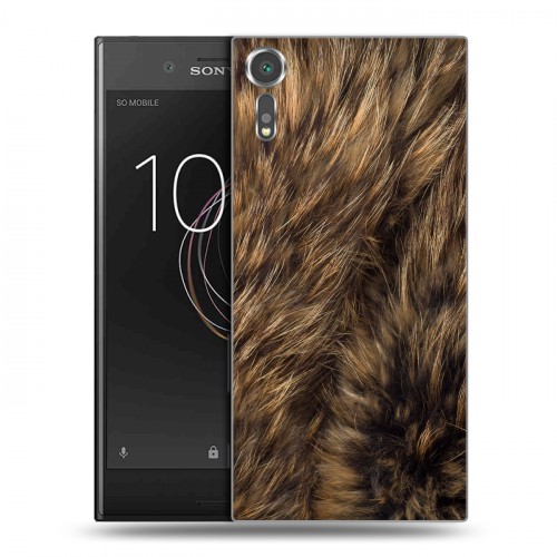 Дизайнерский пластиковый чехол для Sony Xperia XZs Текстуры мехов