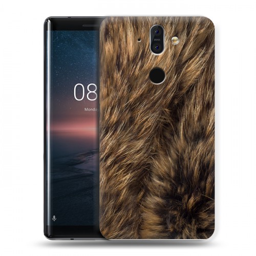 Дизайнерский силиконовый чехол для Nokia 8 Sirocco Текстуры мехов